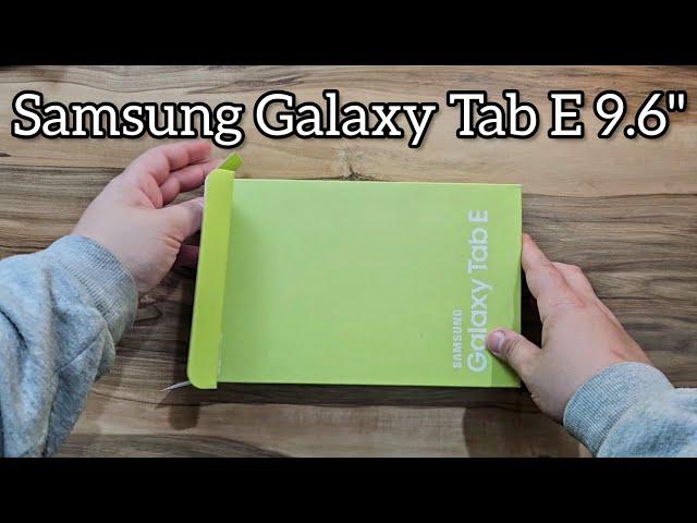 Samsung Galaxy Tab E 9.6" (2015) Unboxing in 2023