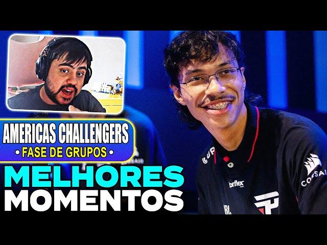 MELHORES MOMENTOS do AMERICAS CHALLENGERS 2024 (LIBERTADORES do LOL): FASE DE GRUPOS - DIA 1