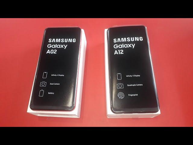 Samsung Galaxy A12 vs Samsung Galaxy A02 comparaison