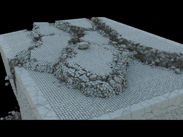 Houdini ground collapsing