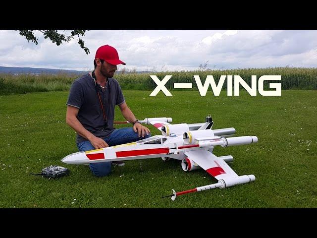 STAR WARS: X-WING twin EDF scratch build RC airplane