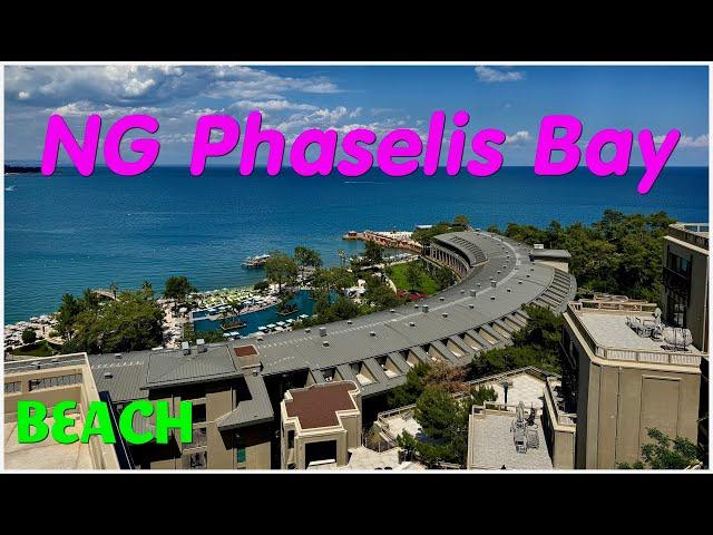 NG PHASELIS BAY/ BEACH/ОБЗОР ПЛЯЖА и ПЛЯЖНЫХ БАРОВ