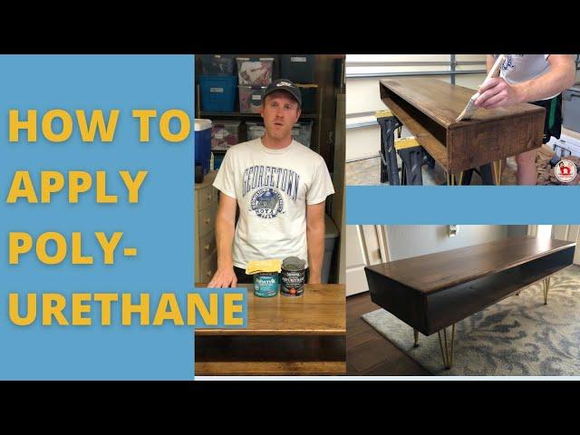 How to Apply Polyurethane for a Glass Like Finish!