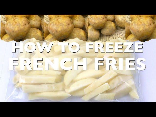 HOW TO FREEZE FRENCH FRIES OR POTATO CHIPS