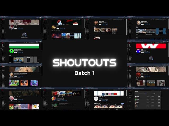 SHOUTOUTS (Batch 1) - #Arrrgus202500 - Road to 500 subs! [with Arrrgus]