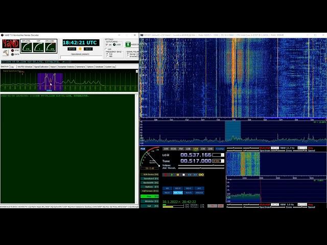 Receiving Navtex test, 518кHz