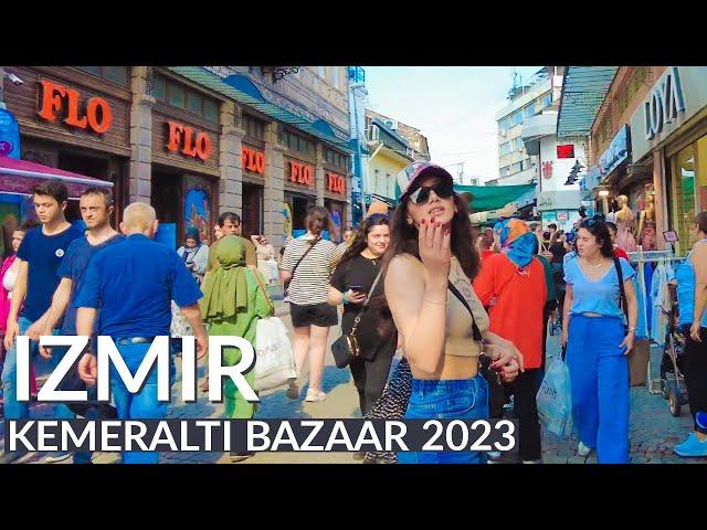 Explore Izmir's Kemeralti Bazaar: 4K 60fps Walking Tour of Turkey's Most Iconic Bazaar