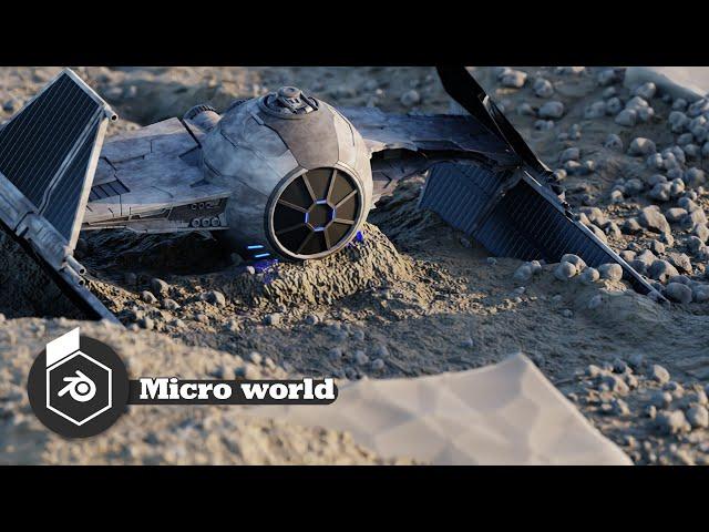 Blender 3 0 tie Micro world tutorial  free download