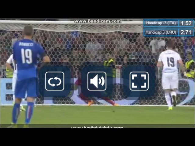 Italy 3-0 Uruguay De Rossi Goal Penalty International 06.07.2017