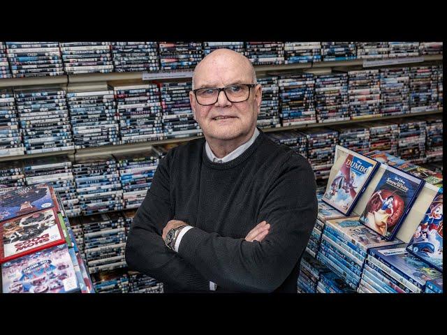 Owner of UK's only surviving DVD rental store says shop is booming 40 years later | SWNS