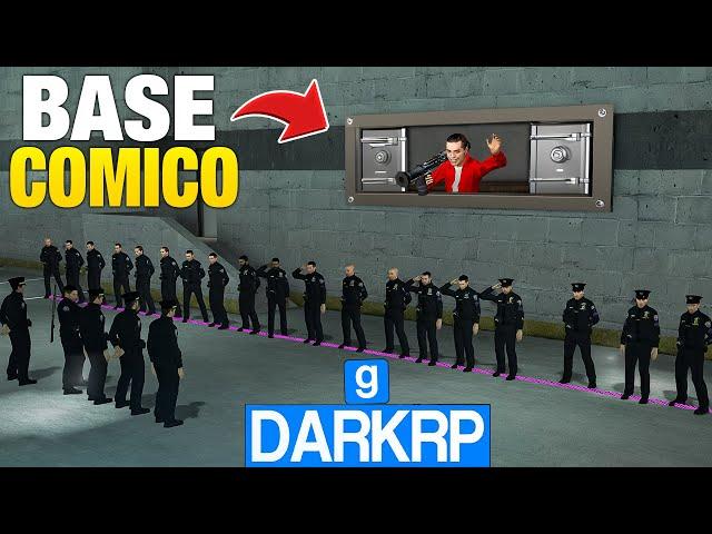 BASE DANS LE POSTE DE POLICE (base 100% cheaté) GMOD DarkRP