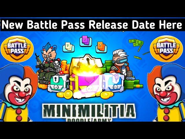 New Battle Pass Release Date is Here | Mini Militia Battle Pass | Mini Militia