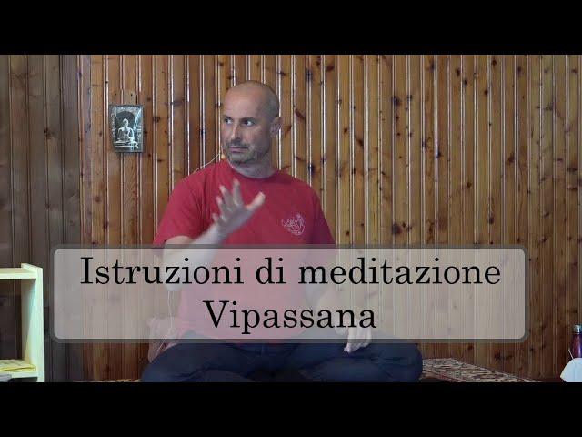 Massimo Bonomelli - Prime istruzioni di meditazione Vipassana