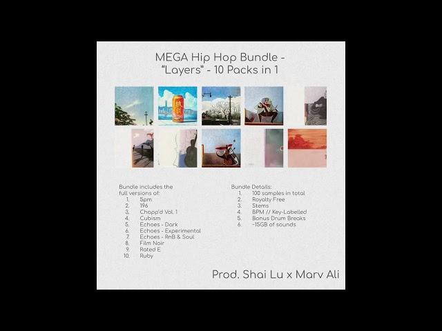 MEGA HIP HOP BUNDLE "Layers" (10 packs in 1)