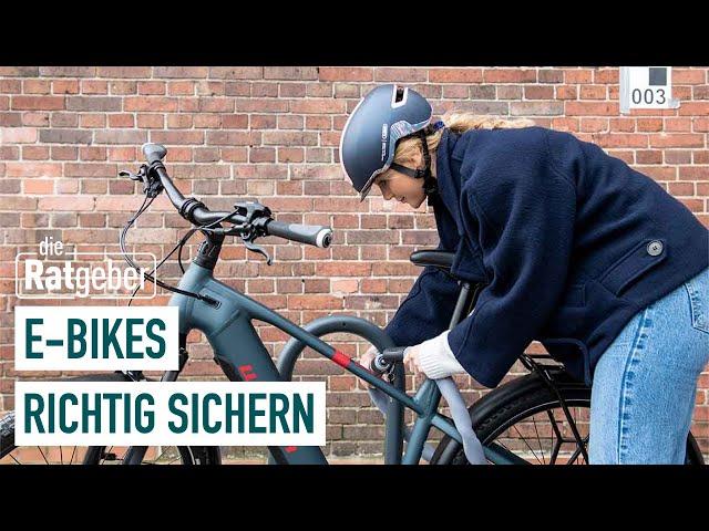 E-Bike-Diebstahl: So sichern Sie Ihr Fahrrad richtig ab | Die Ratgeber