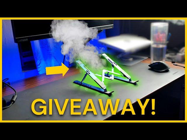 Do laptop stands help with cooling? 2X GIVEAWAY!