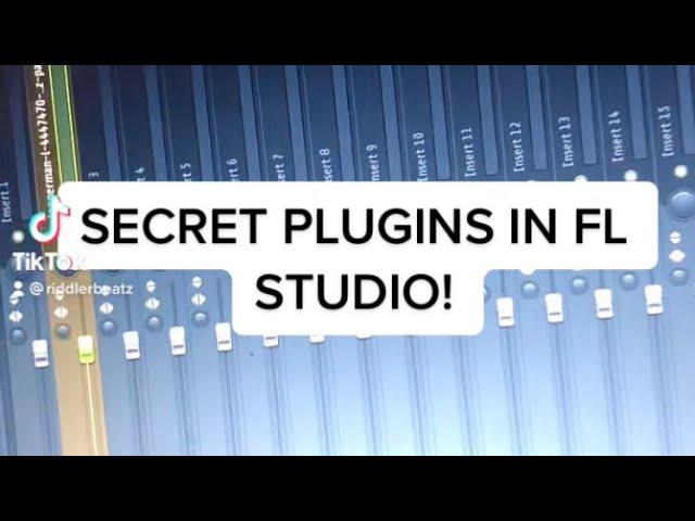 SECRET PLUGINS IN FL STUDIO #shorts