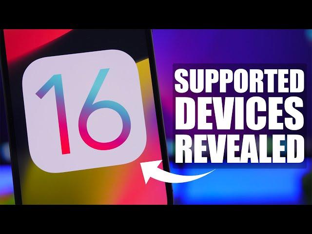 iOS 16 Supported Devices REVEALED !