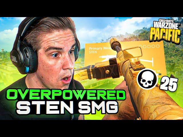 THIS "STEN" CLASS IS THE FASTEST SMG!! *INSANE* MOBILITY SETUP! (WARZONE)