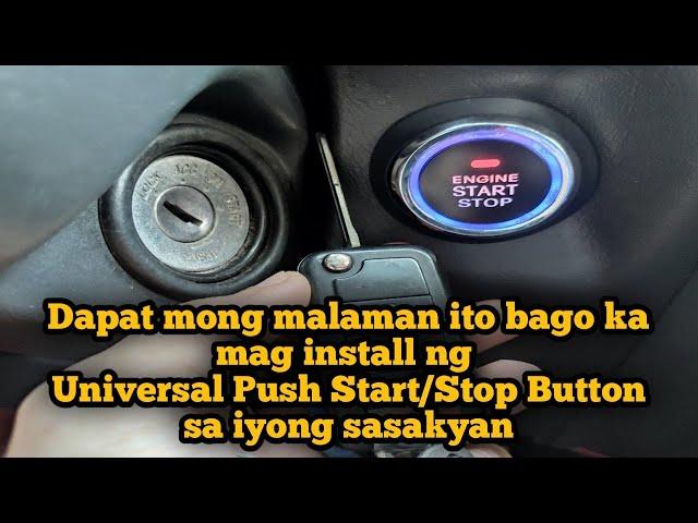 Pros and Cons of Universal Push Start/Stop Engine Button | Nellywerkz TV