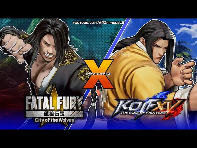 FATAL FURY CotW - GATO gameplay comparison with KOF XV