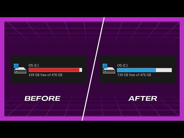 How to clean C Drive for more storage and faster PC