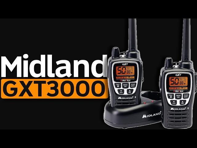 Midland GXT3000 GMRS Radio Review - New GXT3000VP4 Hand Held GMRS Radio From Midland