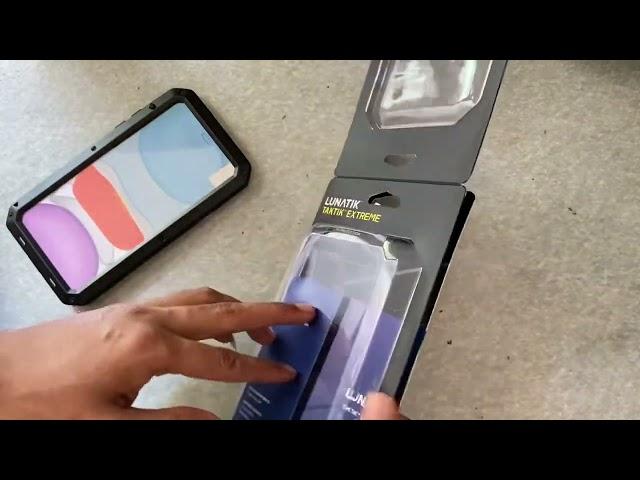 Unboxing case LUNATIK TAKTIK EXTREME | Iphone 11