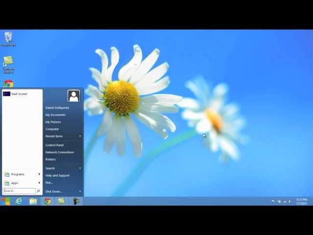 How To Get The Windows 8 Start Menu