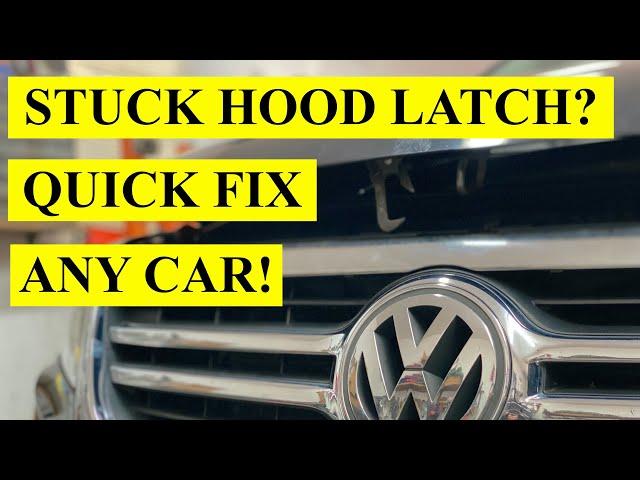 Car Hood Latch Won’t Close? - Quick Fix on Any Car