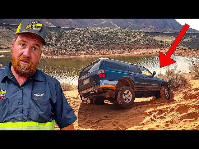 Toyota 4Runner Gets Trapped At Gunlock Falls