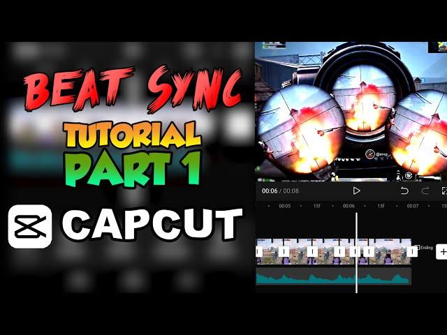 Beat Sync Tutorial on CAPCUT | PART 1 | Pubg Mobile