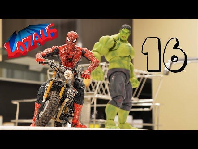 SPIDERMAN STOP MOTION Action Video Part 16