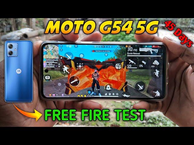 Moto G54 5G Free Fire Gaming Test | Moto G54 5G Free Fire Gameplay | Handcam Gameplay