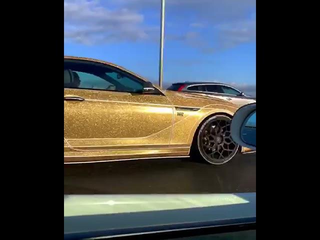 Golden car