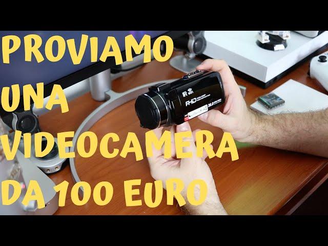 Videocamera ECONOMICA FULL HD da 100 euro - Posso usarla per video su YouTube? RECENSIONE 