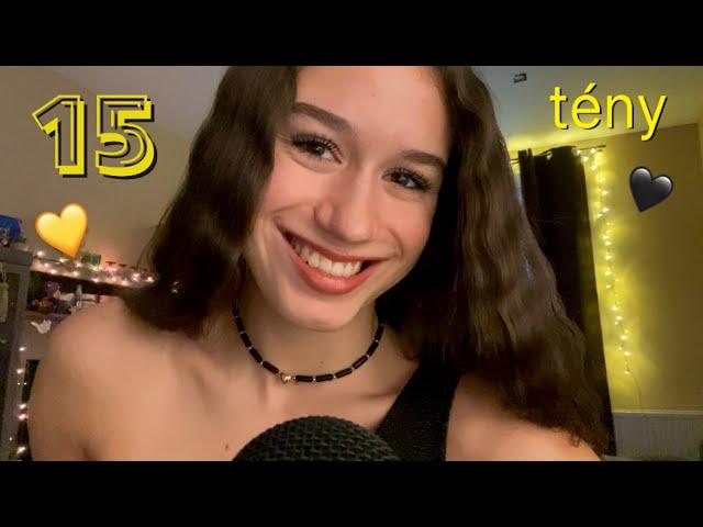 Magyar ASMR - 15 Random Tény Rólam