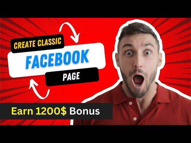 How to Create Classic Facebook Page 2023 | Create Old Facebook Page FasiTV