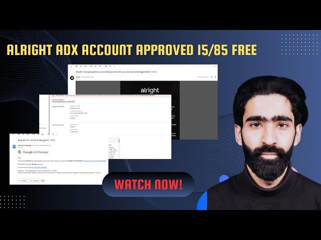 How i got my Approval || Free Alright AdX Approval Proven Strategies & Secrets (2024)