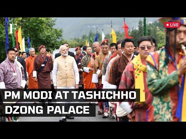 PM Modi LIVE: India's PM Modi Arrives at Tashichho Dzong Palace in Bhutan