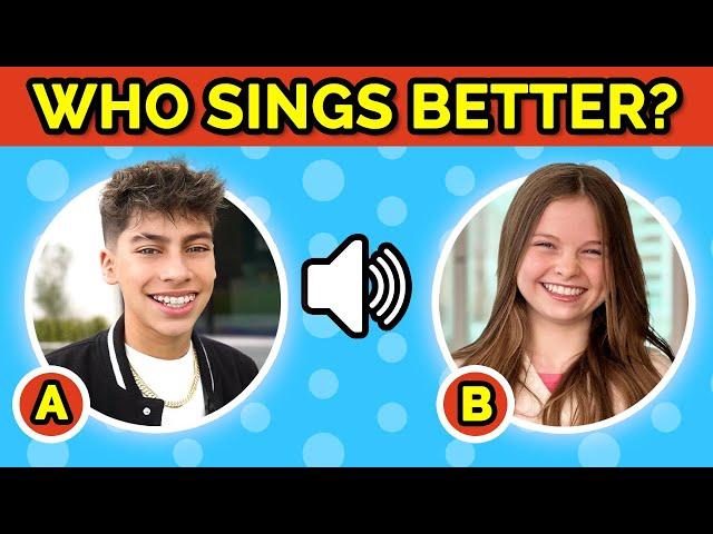 Who Sings Better? - YouTuber Edition | Salish Matter, Jazzy Skye, Royalty Family, Nidal Wonder