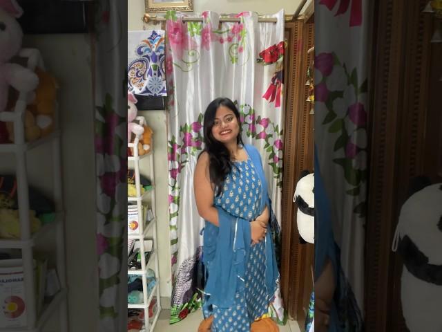 Durga puja Day-9 #grwm #outfit #kurti #online #trending #ytshorts #shorts #getreadywithme #durgapuja