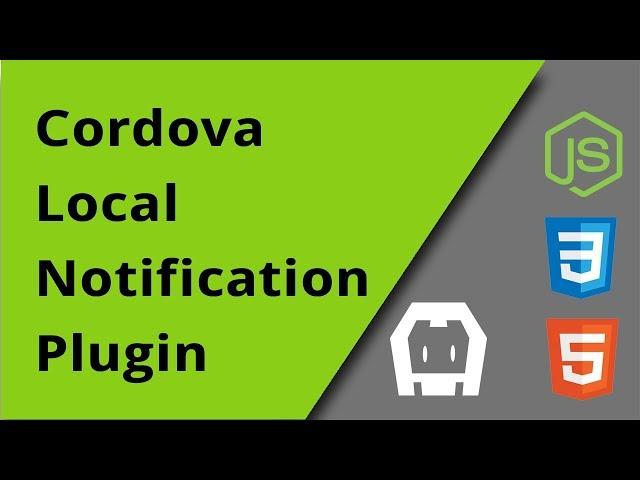 The Cordova Local Notifications Plugin