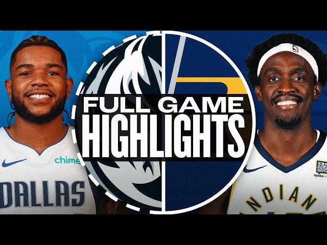 MAVERICKS at PACERS | FULL GAME HIGHLIGHTS | March 19, 2025