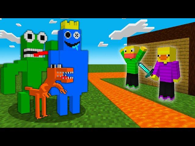 Rainbow Friends VS The Most Secure Minecraft House