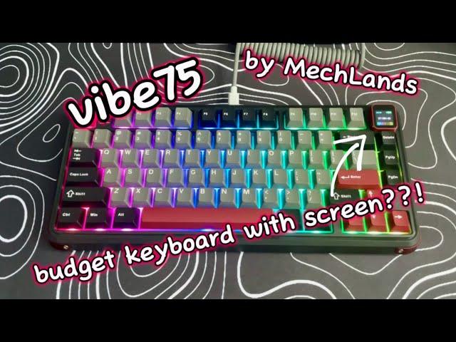 MechLands Vibe75 - unboxing + ASMR typing test