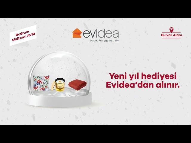 Yeni Yıl Hediyesi Evidea Bodrum Midtown AVM’den Alınır!