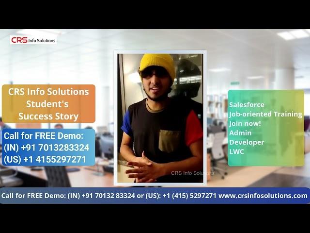 Student Review | CRS Info Solutions Reviews | Salesforce training for Beginners