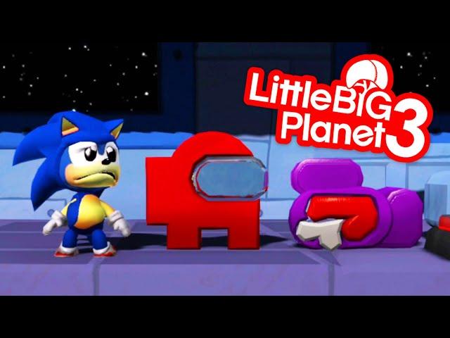 The Big Among Us Adventure With Sonic - LittleBigPlanet 3 | EpicLBPTime