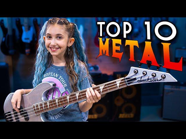 TOP 10 METAL Bass Lines - (BILLY SHEEHAN Challenged Me)